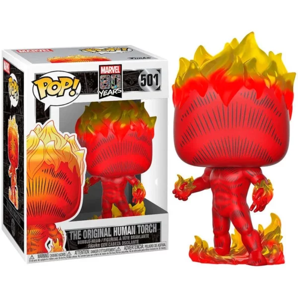 POP MARVEL 8OTH FIRST APPEARANCE HUMAN TORCH VINYL FIGURE