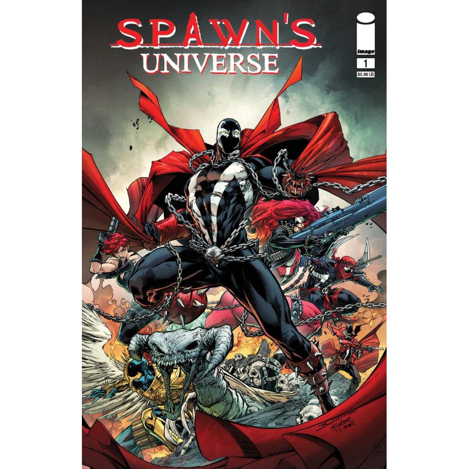 STL193140 SPAWN UNIVERSE #1 CVR E BOOTH & MCFARLANE