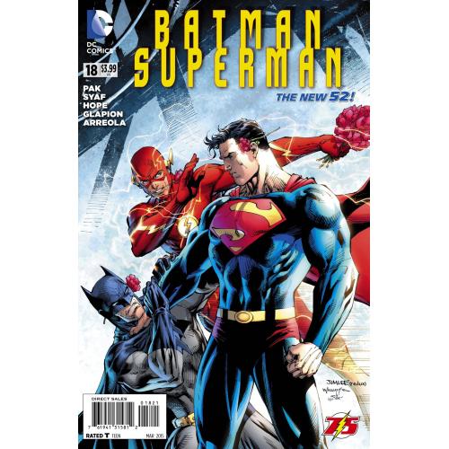 BATMAN SUPERMAN #18 FLASH 75 VAR ED