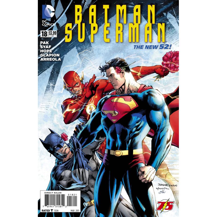 BATMAN SUPERMAN #18 FLASH 75 VAR ED
