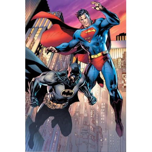 BATMAN SUPERMAN WORLDS FINEST #1 CVR B JIM LEE CARD STOCK VAR