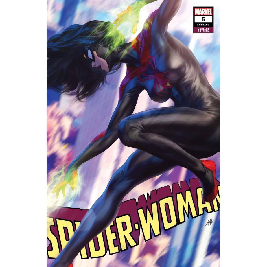 SPIDER-WOMAN #5 ARTGERM BLACK COSTUME VAR