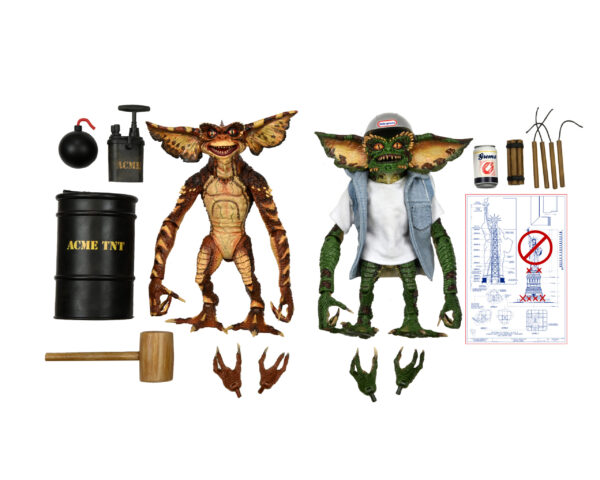 STL208705_1-scaled-1-600x480 GREMLINS 2 DEMOLITION GREMLINS ULTIMATE 7IN AF 2PK