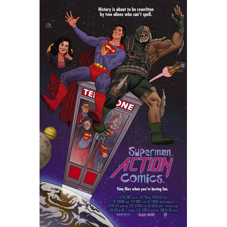 ACTION COMICS #40 MOVIE POSTER VAR ED