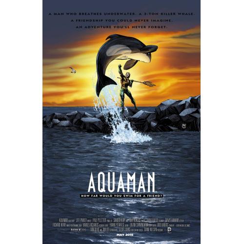 STK665593 AQUAMAN #40 MOVIE POSTER VAR ED