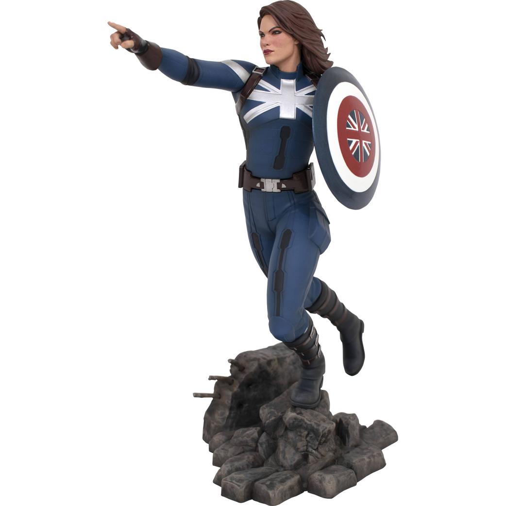 STL232908 MARVEL GALLERY DISNEY+ CAPTAIN CARTER PVC STATUE