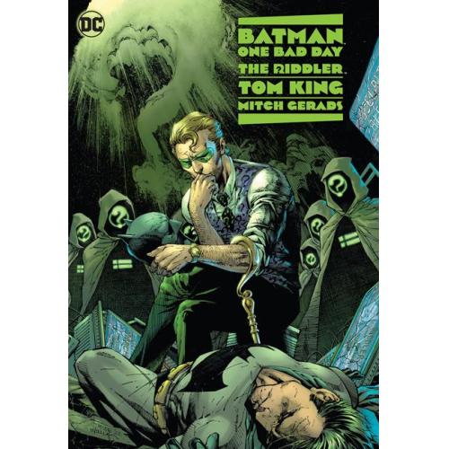 0724DC134 BATMAN DAY 2024 - BATMAN ONE BAD DAY THE RIDDLER HC VARIANT DUST JACKET