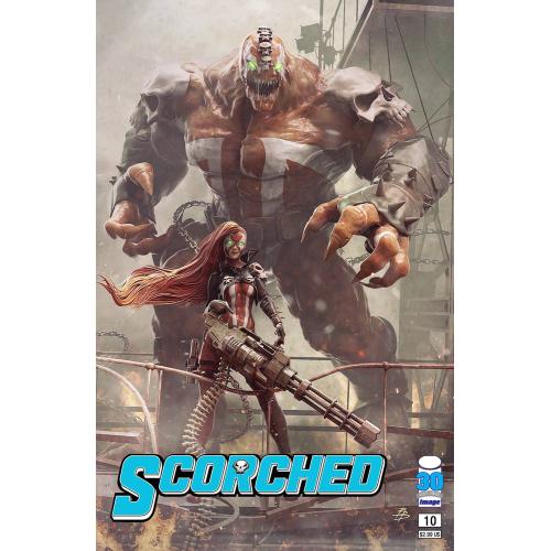 STL239457 SPAWN SCORCHED #10 CVR A BARENDS