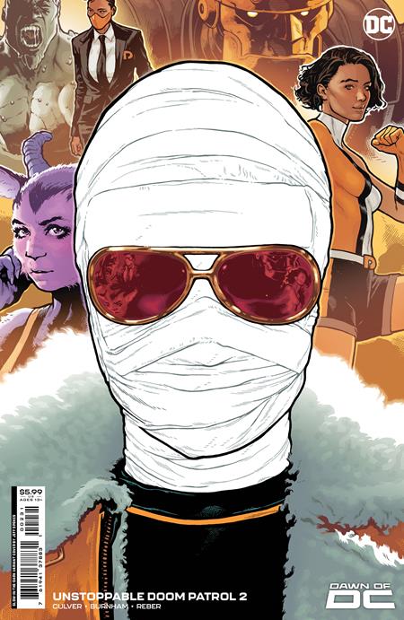 UNSTOPPABLE DOOM PATROL #2 (OF 6) CVR C JEFF SPOKES GLOW-IN-THE-DARK CARD STOCK VAR