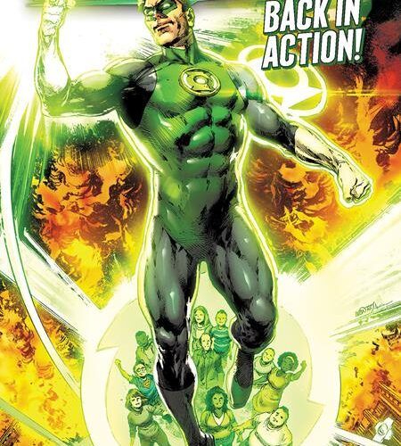 0224DC177 GREEN LANTERN (2023) TP VOL 01 BACK IN ACTION DIRECT MARKET EXCLUSIVE IVAN REIS VARIANT COVER