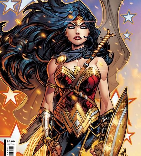 0322DC167 WONDER WOMAN #787 CVR B JONBOY MEYERS CARD STOCK VAR