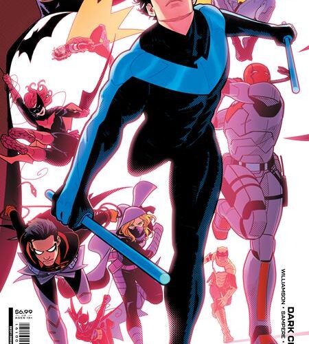 0422DC010 DARK CRISIS #1 (OF 7) CVR E BRUNO REDONDO CARD STOCK VAR