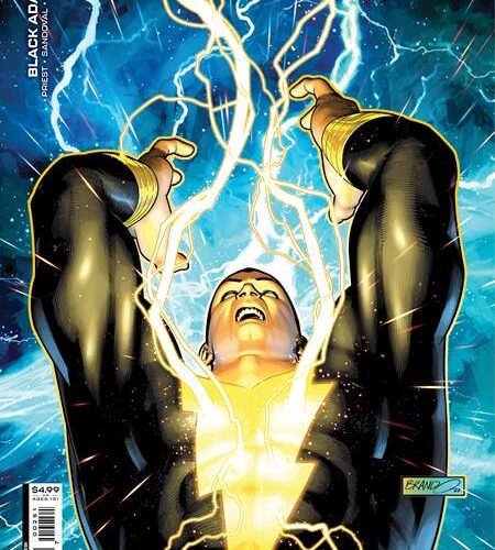 0522DC100 BLACK ADAM #2 CVR C BRANDON PETERSON CARD STOCK VAR
