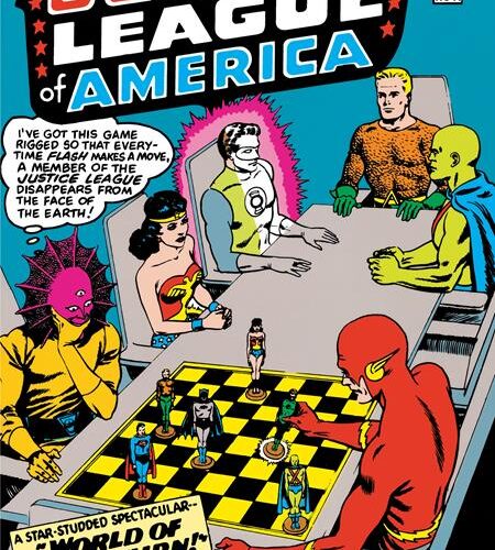 0524DC160 JUSTICE LEAGUE OF AMERICA #1 FACSIMILE EDITION CVR B MURPHY ANDERSON FOIL VAR