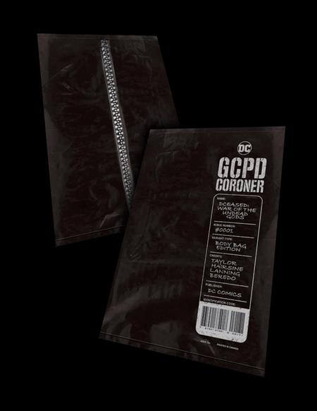 DCEASED WAR OF THE UNDEAD GODS #1 (OF 8) CVR D FRANCESCO MATTINA BODY BAG CARD STOCK VAR