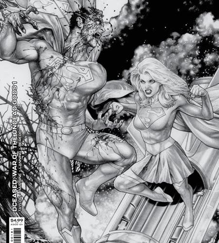 0622DC824 DCEASED WAR OF THE UNDEAD GODS #1 (OF 8) CVR H JAY ANACLETO CARD STOCK VAR