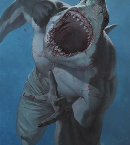 SUICIDE SQUAD KING SHARK #1 (OF 6) CVR B RICCARDO FEDERICI CARD STOCK VAR