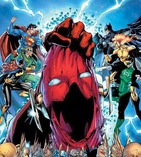 0722DC042 DARK CRISIS ON INFINITE EARTHS #4 (OF 7) CVR C BRETT BOOTH & JONATHAN GLAPION ZERO HOUR HOMAGE CARD STOCK VAR