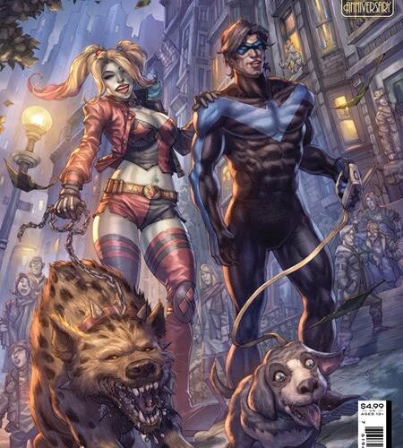 0722DC177 NIGHTWING #96 CVR C ALAN QUAH HARLEY QUINN 30TH ANNIVERSARY CARD STOCK VAR
