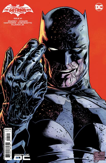 0723DC006 BATMAN CATWOMAN THE GOTHAM WAR BATTLE LINES #1 (ONE SHOT) CVR B JOE QUESADA CARD STOCK VAR