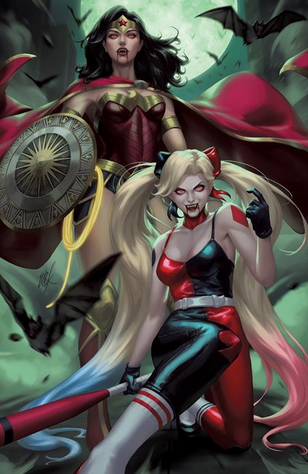 DC VS VAMPIRES #1 TEAM EJIKURE GLOW IN THE DARK CARD STOCK VAR