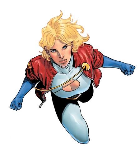 POWER GIRL #14 CVR D DANIEL SAMPERE ALL IN FOIL VAR