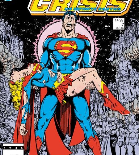 CRISIS ON INFINITE EARTHS #7 FACSIMILE EDITION CVR A GEORGE PEREZ