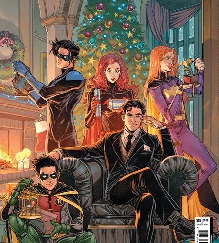 BATMAN #130 CVR D LAURA BRAGA HOLIDAY CARD STOCK VAR