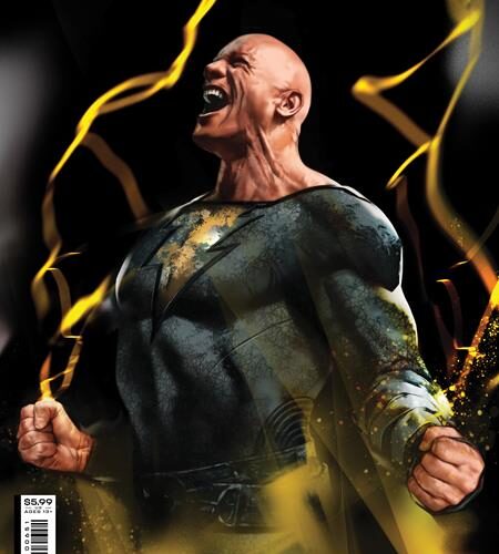 0922DC082 DARK CRISIS ON INFINITE EARTHS #6 (OF 7) CVR D BEN OLIVER BLACK ADAM MOVIE CARD STOCK VAR