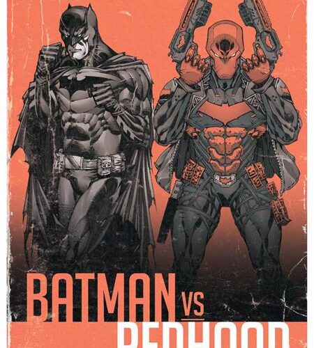 0922DC844 BATMAN VS ROBIN #3 (OF 5) CVR G MARIO FOX FOCCILLO FIGHT POSTER BATMAN VS RED HOOD CARD STOCK VAR
