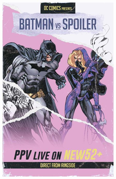 BATMAN VS ROBIN #3 (OF 5) CVR H MARIO FOX FOCCILLO FIGHT POSTER BATMAN VS SPOILER CARD STOCK VAR
