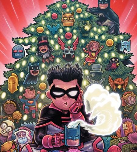 0924DC192 BATMAN SANTA CLAUS SILENT KNIGHT RETURNS #1 (OF 5) CVR C DAN HIPP DC HOLIDAY SURPRISE RUB AND SMELL POLYBAG VAR