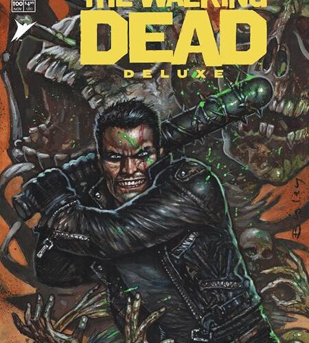 WALKING DEAD DELUXE #100 CVR H SIMON BISLEY VAR