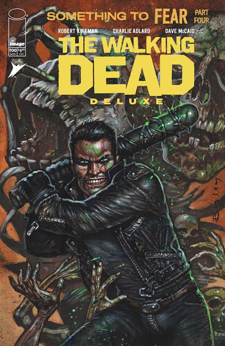 0924IM300 WALKING DEAD DELUXE #100 CVR H SIMON BISLEY VAR