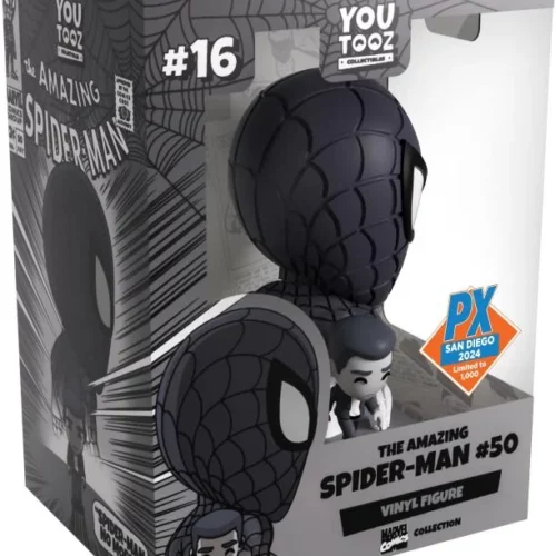 0a51931c-1a1a-4d45-bd11-d66fe6215dad SDCC 2024 AMAZING SPIDER-MAN #50 B&W PX VINYL FIGURE