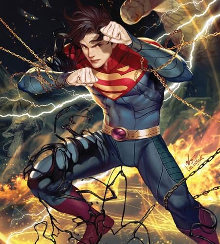 SUPERMAN SON OF KAL-EL #6 CVR B INHYUK LEE CARD STOCK VAR