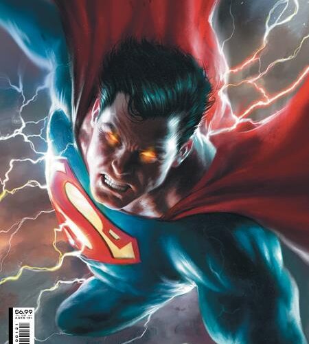 1023DC132 ACTION COMICS 2023 ANNUAL #1 (ONE SHOT) CVR B LUCIO PARRILLO CARD STOCK VAR