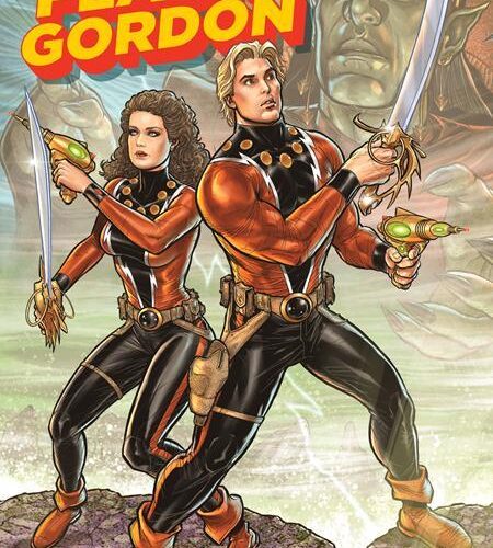 1024MA919 FLASH GORDON #1 IAN CHURCHILL SIGNED CONVENTION EXCLUSIVE VAR