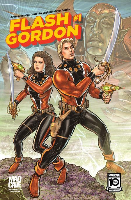 FLASH GORDON #1 IAN CHURCHILL SIGNED CONVENTION EXCLUSIVE VAR