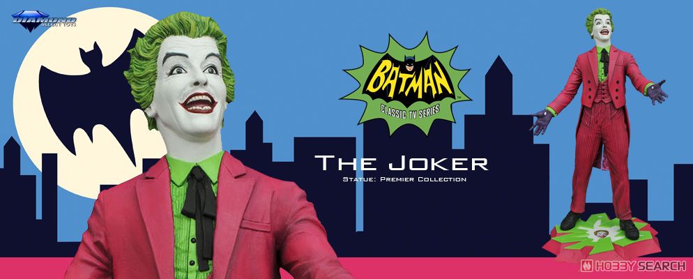 10418682a BATMAN 1966 PREMIER JOKER STATUE
