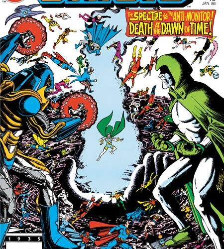 CRISIS ON INFINITE EARTHS #10 FACSIMILE EDITION CVR B GEORGE PEREZ FOIL VAR