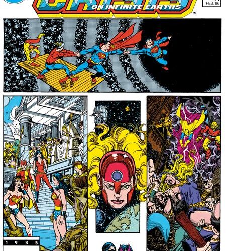 1224DC191 CRISIS ON INFINITE EARTHS #11 FACSIMILE EDITION CVR B GEORGE PEREZ FOIL VAR