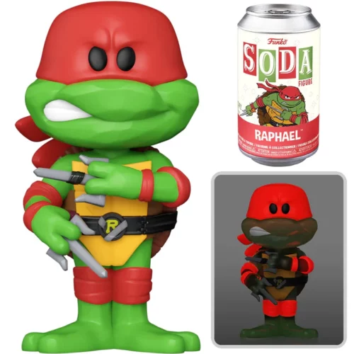 VINYL SODA TMNT RAPHAEL W/ CH VIN FIG