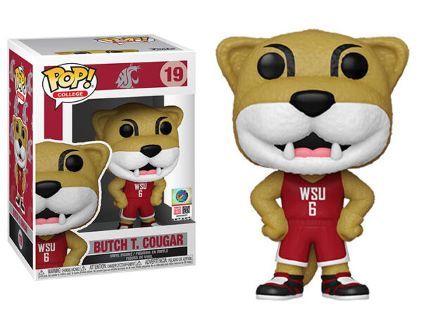 POP MASCOTS WSU BUTCH T COUGAR VIN FIG