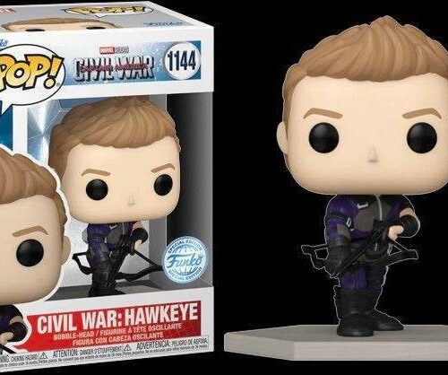 POP CIVIL WAR HAWKEYE VINYL FIGURE