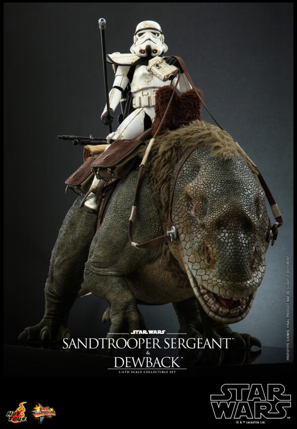 368868870_761791029289360_6558702675665567740_n Pre Order : Hot Toys MMS722 STAR WARS EPISODE IV : A NEW HOPE™ 1/6th SACLE SANDTROOPER SERGEANT™ & DEWBACK™ COLLECTIBLE SET