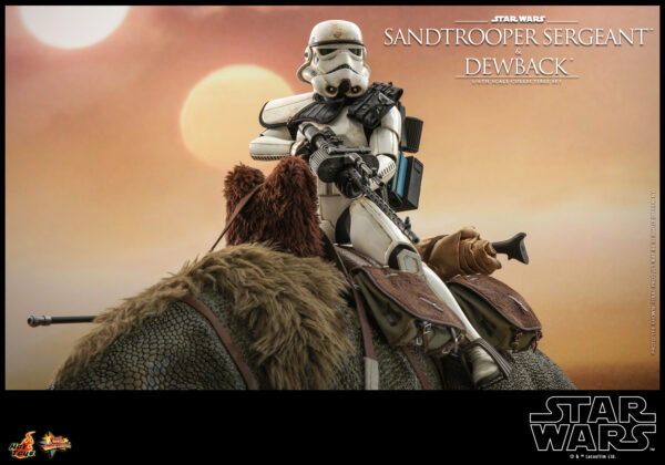 369474825_761790985956031_7780777198166291807_n Pre Order : Hot Toys MMS722 STAR WARS EPISODE IV : A NEW HOPE™ 1/6th SACLE SANDTROOPER SERGEANT™ & DEWBACK™ COLLECTIBLE SET
