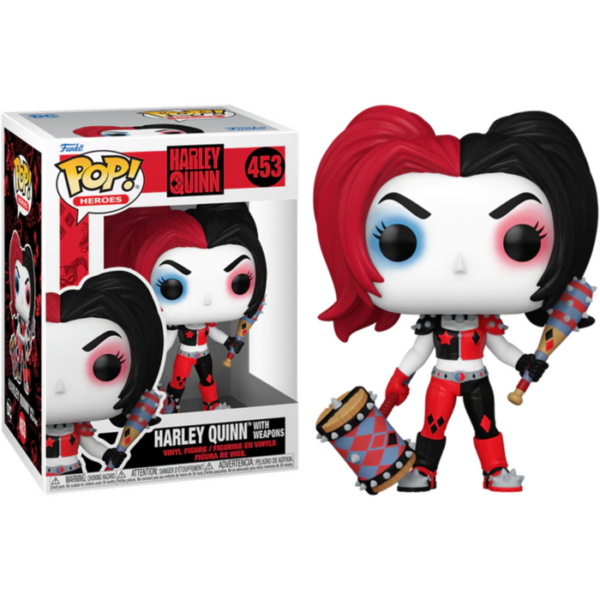 Pop Heroes Harley Quinn With Weapons