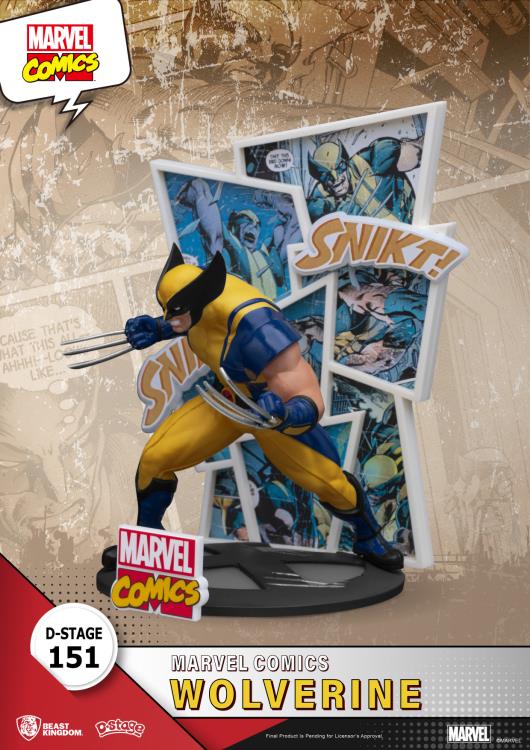 46cffa43-ef7e-4204-9c1b-3002627f559e SDCC 2024 MARVEL COMICS DS-151 WOLVERINE D-STAGE PX STATUE