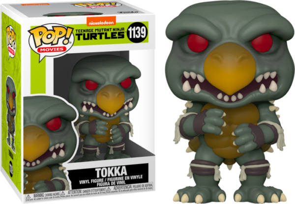 POP MOVIES TMNT 2 TOKKA VINYL FIG